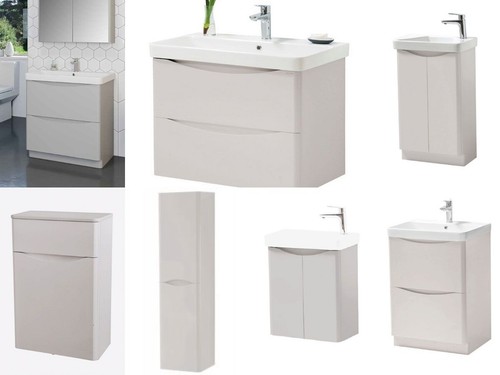Modern bathroom units grey - units,