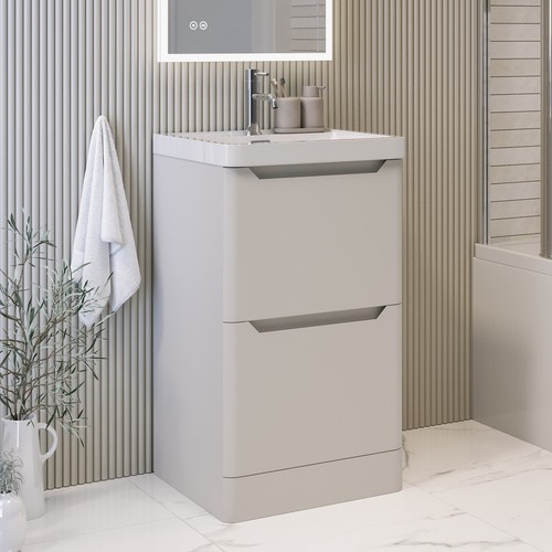 500mm beige freestanding - 500mm,