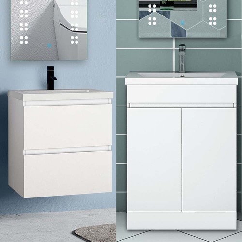 Bathroom vanity units - units, basin