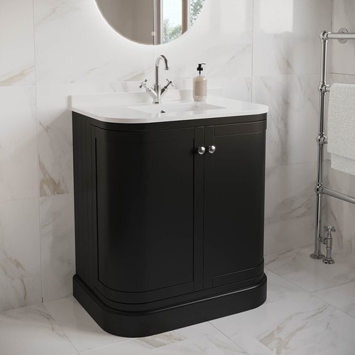 800mm black curved - black,