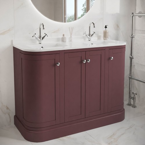 1200mm burgundy curved - 1200mm,