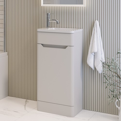 400mm beige freestanding - 400mm,