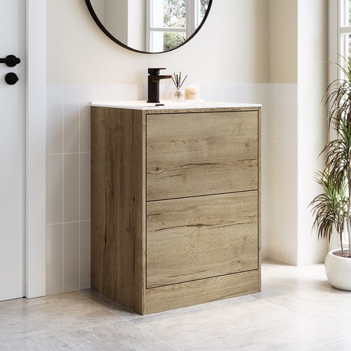 600mm wood effect - wood, freestanding