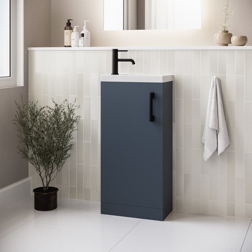 400mm blue freestanding - blue,