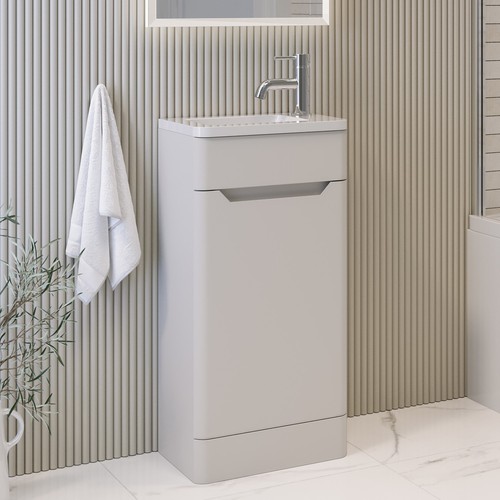 400mm beige freestanding - 400mm,
