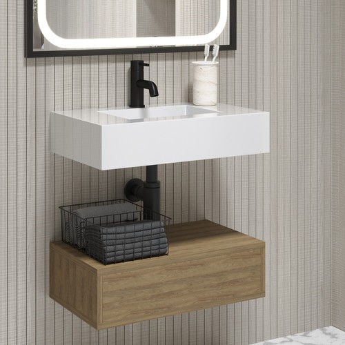 600mm wood effect wall - wood,